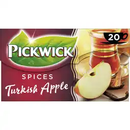 Albert Heijn Pickwick Spices Turkish apple zwarte thee aanbieding