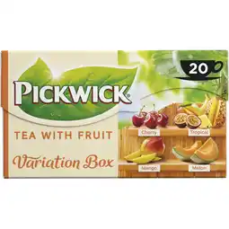 Albert Heijn Pickwick Variatiebox oranje vruchtenthee aanbieding