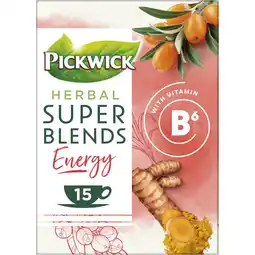 Albert Heijn Pickwick Super blends energy kruidenthee aanbieding