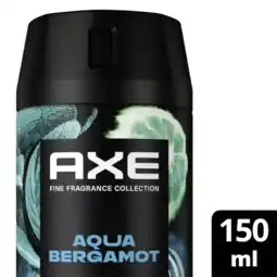Albert Heijn Axe Aqua bergamot deodorant bodyspray aanbieding