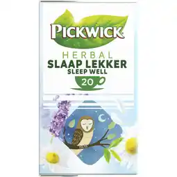 Albert Heijn Pickwick Slaap lekker kruidenthee aanbieding