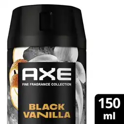 Albert Heijn Axe Black vanilla deodorant bodyspray aanbieding