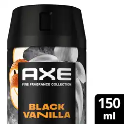 Albert Heijn Axe Black vanilla deodorant bodyspray aanbieding