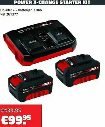 Einhell power x-change starter kit