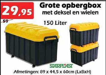 iTEK Grote Opbergbox aanbieding