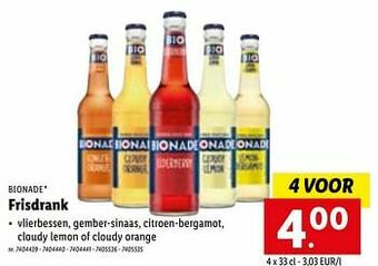 Lidl Frisdrank aanbieding