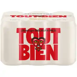Albert Heijn Tout Bien Average Belgian pils 6-pack bel aanbieding
