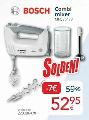 Eldi Bosch combi mixer mfq36470 aanbieding
