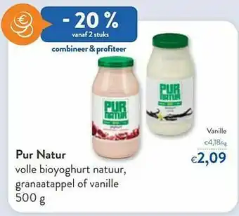 OKay Pur natur vanille aanbieding