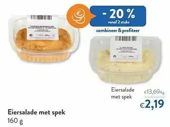 OKay Eiersalade met spek aanbieding