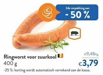 OKay Ringworst voor zuurkool aanbieding