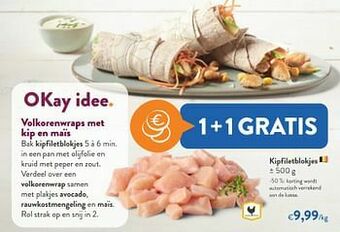 OKay Kipfiletblokjes aanbieding
