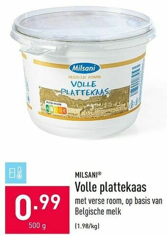 Volle plattekaas