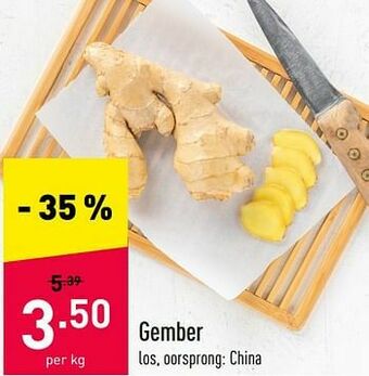 ALDI Gember aanbieding