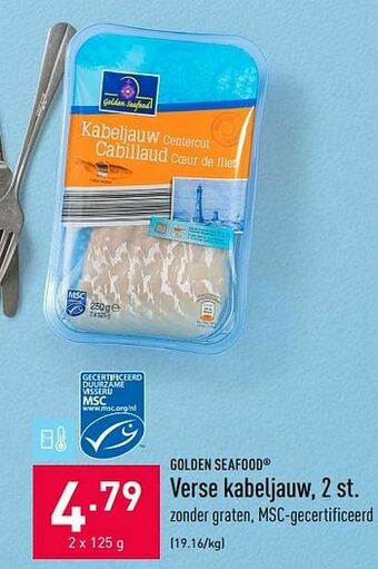 ALDI Verse kabeljauw aanbieding