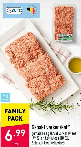 ALDI Gehakt varken-kalf aanbieding