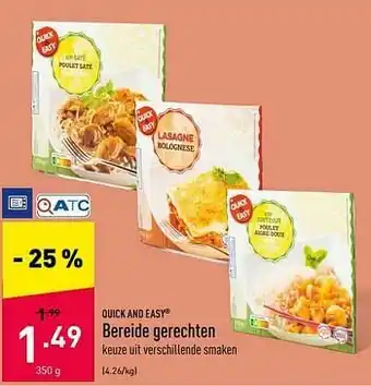 Bereide gerechten