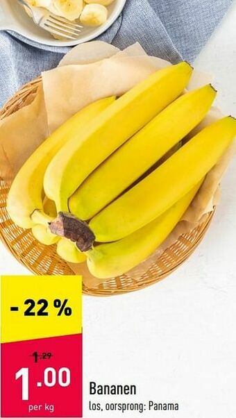 ALDI Bananen aanbieding