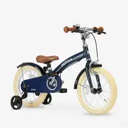 Decathlon Deryan Luxe Kinderfiets 14 inch - 3-in-1 - Blauw aanbieding