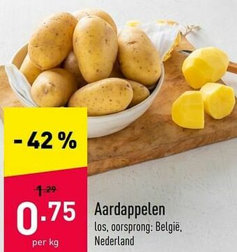 ALDI Aardappelen aanbieding
