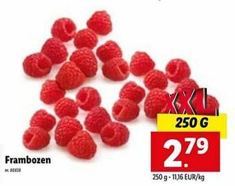 Lidl Frambozen aanbieding