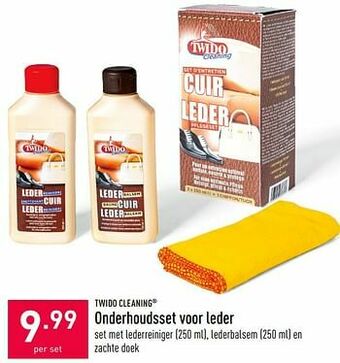 Onderhoudsset voor leder