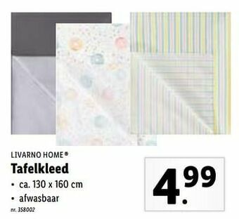 Lidl Tafelkleed aanbieding