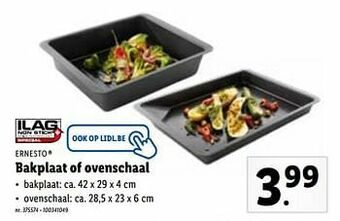 Lidl Bakplaat of ovenschaal aanbieding
