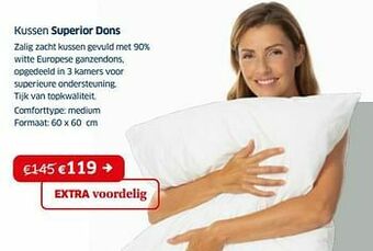 Sleeplife Kussen superior dons aanbieding