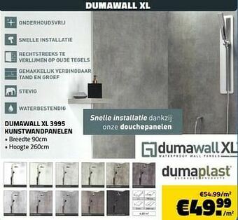 Bouwcenter Frans Vlaeminck Dumawall xl aanbieding