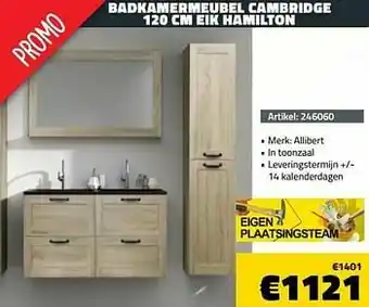 Bouwcenter Frans Vlaeminck Badkamermeubel cambridge aanbieding