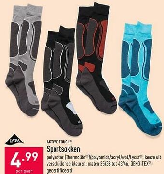 ALDI Sportsokken aanbieding