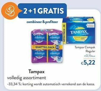 Tampax compak regular