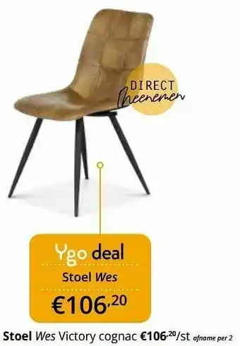 YGO Stoel wes aanbieding