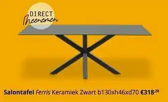 YGO Salontafel ferris aanbieding