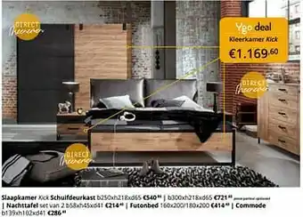 YGO Slaapkamer kick aanbieding