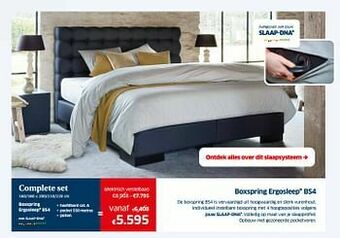 Sleeplife Boxspring ergosleep bs4 aanbieding