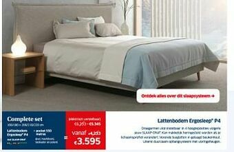 Sleeplife Lattenbodem ergosleep p4 aanbieding