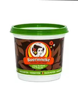 Albert Heijn Boerinneke Marino Chocopasta hazelnoten bel aanbieding