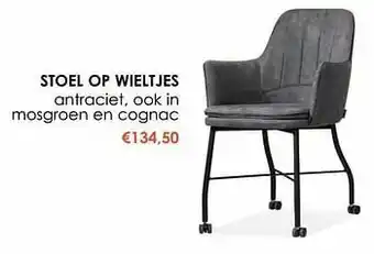 Krea Stoel op wieltjes aanbieding