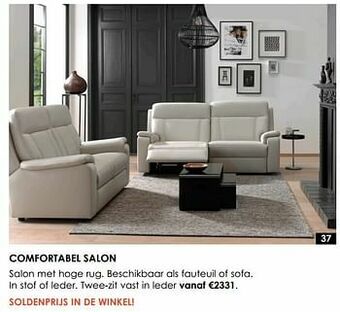 Krea Comfortabel salon aanbieding