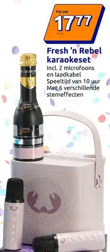Action resh 'n Rebel karaokeset aanbieding