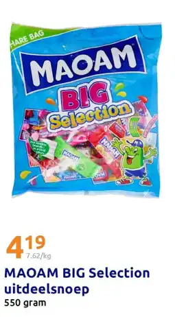 Action MAOAM BIG Selection uitdeelsnoep aanbieding
