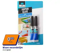 Action Bison secondelijm aanbieding