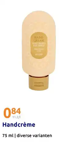 Action Handcrème aanbieding