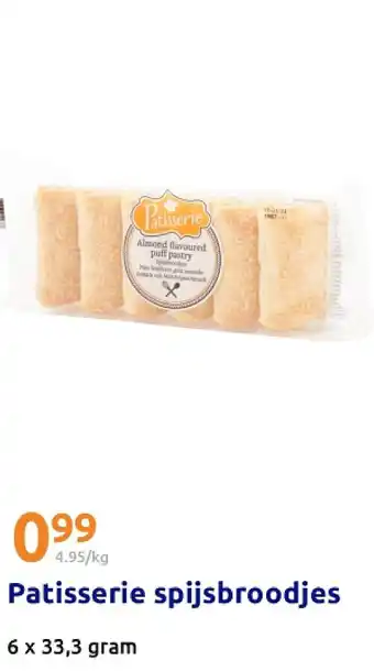 Action Patisserie spijsbroodjes aanbieding