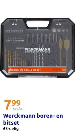 Action Werckmann boren- en bitset aanbieding