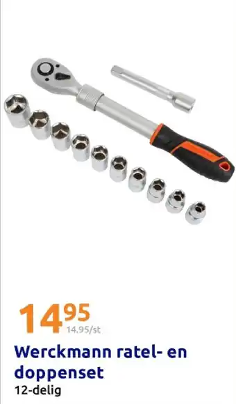 Action Werckmann ratel-en doppenset aanbieding