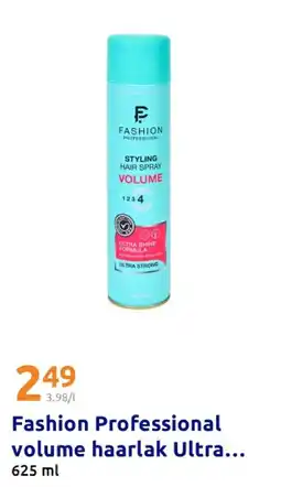Action Fashion Professional volume haarlak Ultra Strong aanbieding