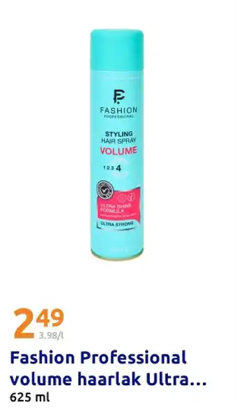 Action Fashion Professional volume haarlak Ultra Strong aanbieding